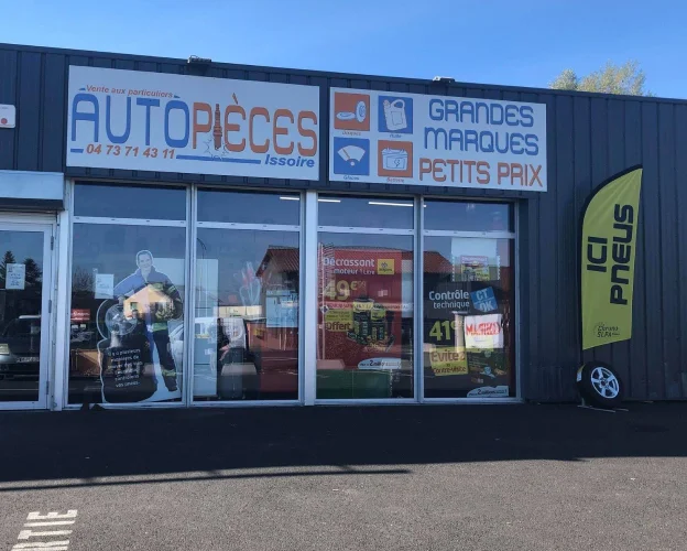 magasin de pièces détachées automobiles à Issoire dans le Puy-de-Dôme 63